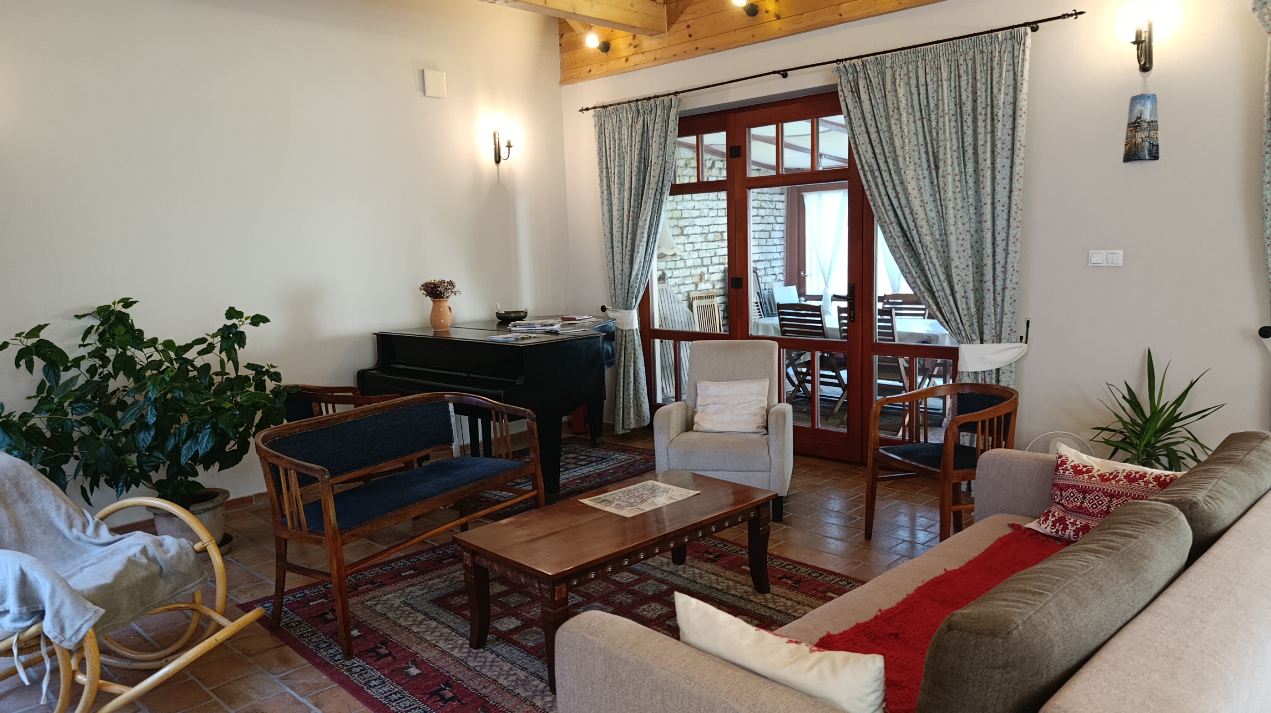 Kabóca vendégház nappalija